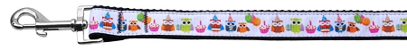 Party Owls Nylon Dog Leash 5/8 inch wide 6ft Long